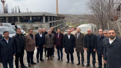 Ejder Açıkkapı'dan Palu–Kovancılar Devlet Hastanesi İnşaatına Yakın Takip