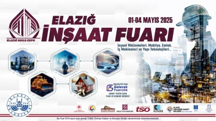 Elazığ Belediyesi'nin Düzenleyeceği İnşaat ve Yapı Fuarı, Perşembe Günü Başlıyor