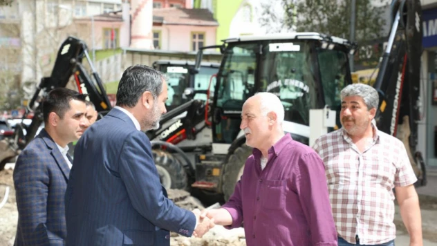 Başkan Şerifoğulları, Altyapı Çalışmalarını Yerinde İnceledi