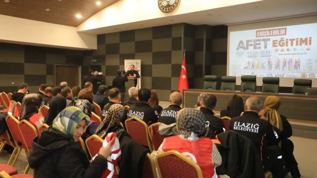 Elazığ Belediyesi Tarafından, Erişilebilir Afet Eğitimi Projesi'nin Söyleşi Ve Sertifika Programı Yapıldı