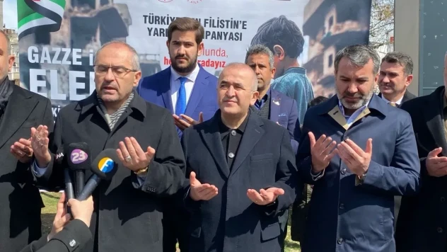 Elazığ'da Gazze İçin Yardım Kampanyası
