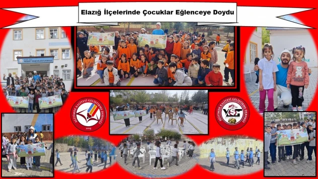 Elazığ İlçelerinde Çocuklar Eğlenceye Doydu