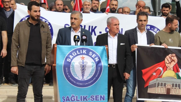 Sağlık Sen'den Filistin'e Destek!