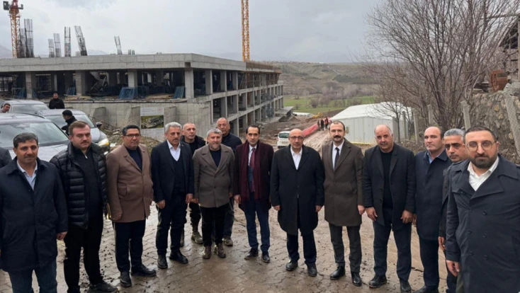 Ejder Açıkkapı’dan Palu–Kovancılar Devlet Hastanesi İnşaatına Yakın Takip