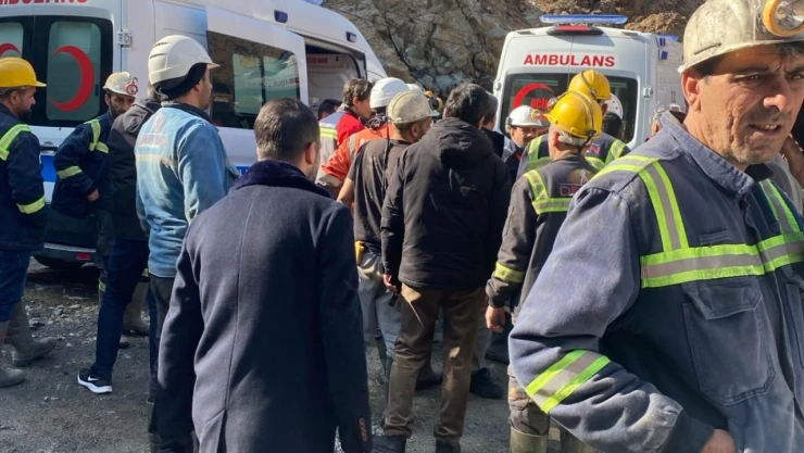 Alacakaya'da Göçük