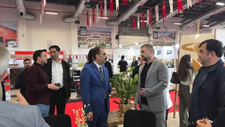 Anahtar Parti İl Başkanı Yüksel Ercan, İnşaat Fuarı Açılışına Katıldı