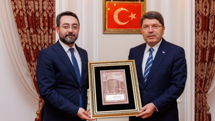 Baro Başkanı Av. Melih Efe Adalet Bakanlığı'nı Ziyaret Etti