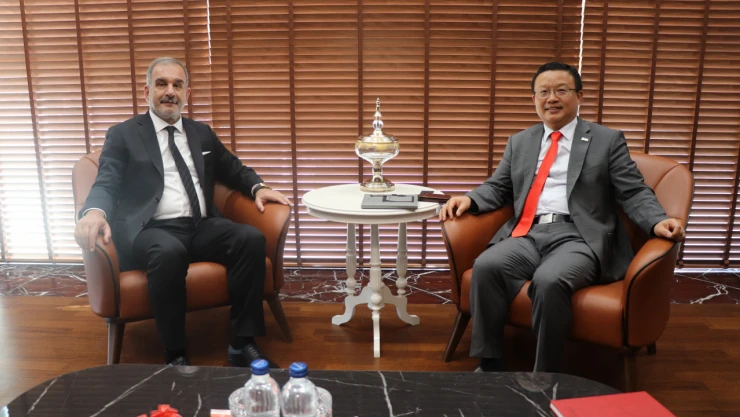 BAŞKAN ALAN, ÇİN İLE TİCARİ İLİŞKİLERİMİZİ GELİŞTİRİYORUZ