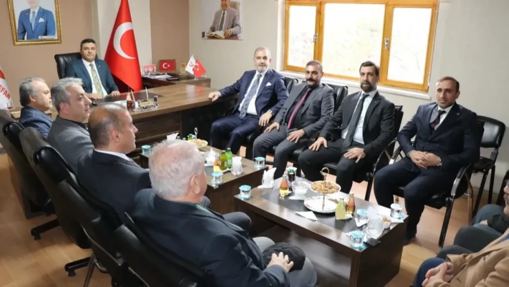 Başkan Alan'dan Siyasi Parti İl Başkanlıklarına Ziyaret