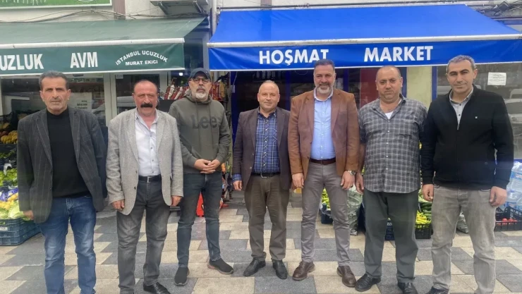 Başkan Gök, Esnafla Bir Arada