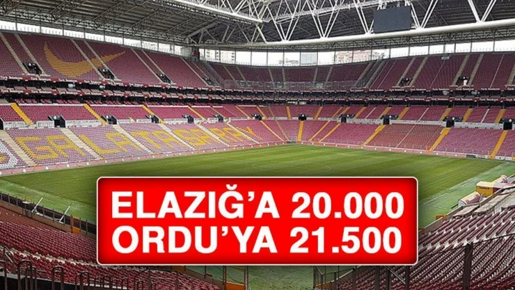 Elazığ'a 20.000, Ordu'ya 21.500!