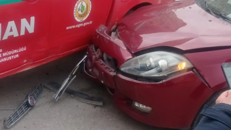 Elazığ Cumartesi Pazar Kavşağı'nda Kaza