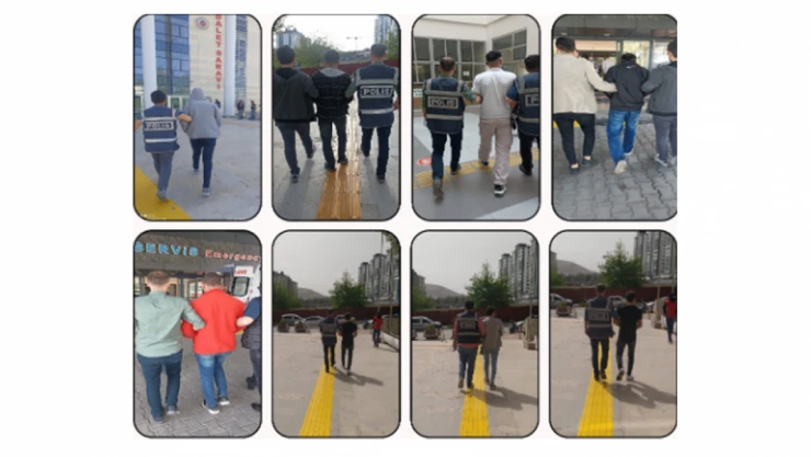 Elazığ'da 26 Şahıs Tutuklandı!