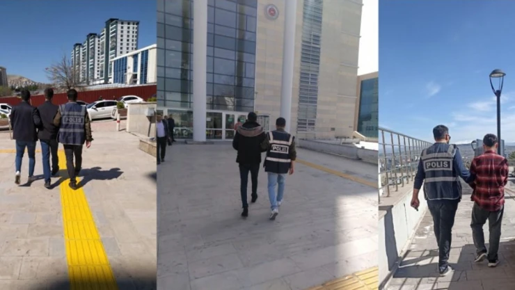 Elazığ'da Aranan Şahıslar Yakalandı