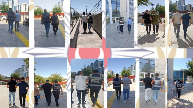 Elazığ'da Aranan Şahıslar Yakalandı