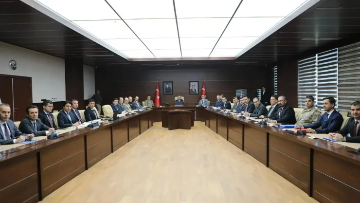 Elazığ'da İl Güvenlik ve Asayiş Toplantısı Yapıldı