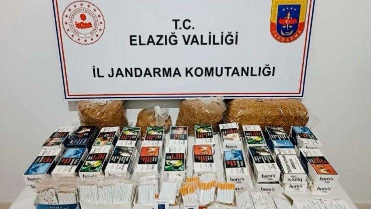 Elazığ'da Kaçak Sigara Operasyonu