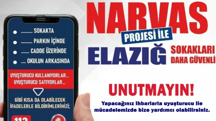 Elazığ'da 'NARVAS İle Sokaklar Artık Daha Güvenli'