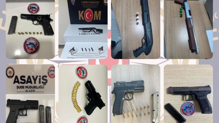 Elazığ'da  Ruhsatsız Silah Operasyonu!