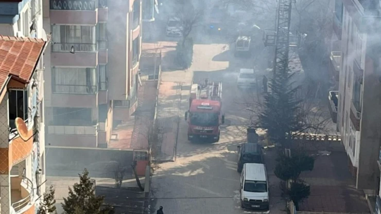 Elazığ'da Yangın