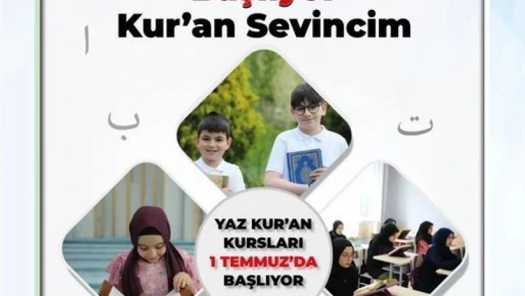 Elazığ'da Yaz Kur'an Kursları Başlıyor
