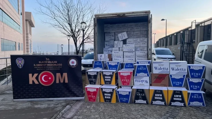 Elazığ Emniyetinden Kaçak Tütün Operasyonu