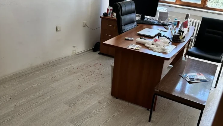 Elazığ TEİAŞ'ta Mühendise Odasında Darp