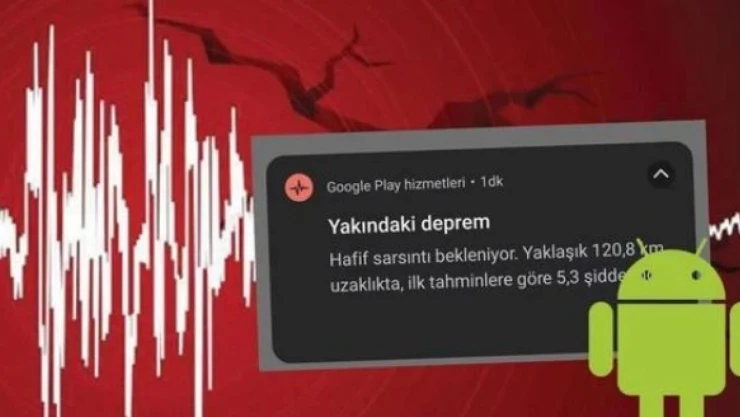 Google Depremden Önce Uyarı Verdi!