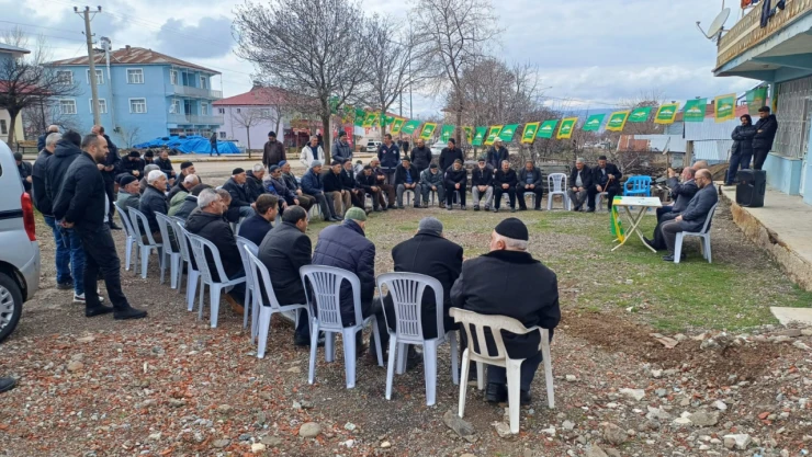 HÜDA PAR Heyeti Sarıcan'da Halkla Buluştu