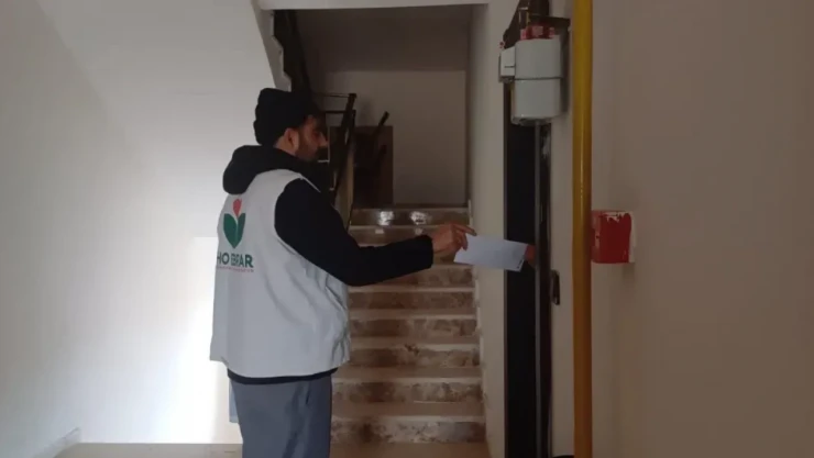 İHO EBRAR Karakoçan'da Nakdi Yardım Dağıttı