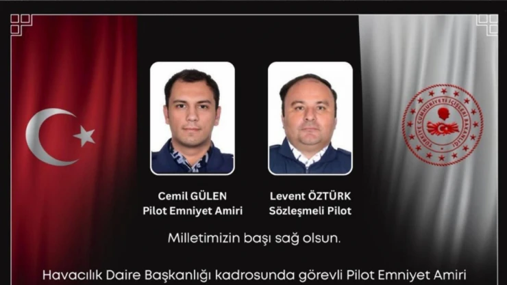 İki Pilot Şehit Oldu