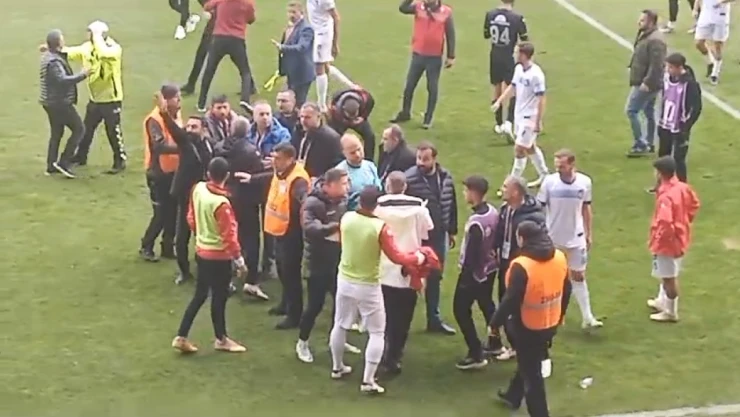 Maç Sonu Gergin Anlar