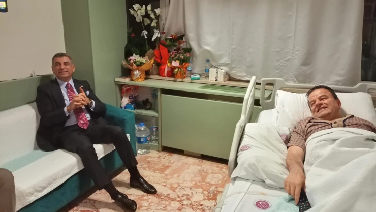 Milletvekili Gürsel Erol'dan Başkan Koca'ya Hastanede Ziyaret!