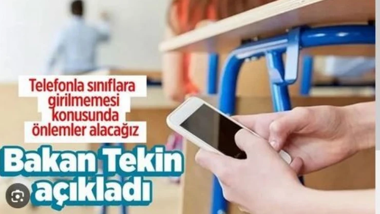 Sınıflara Cep Telefonuyla Girilemeyecek