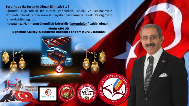 Sorunlu ya da Sorumlu Olmak Elimizde!