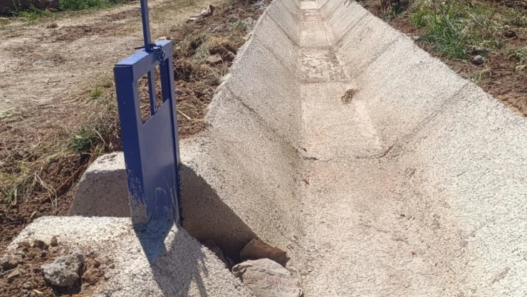 Tadım Köyünde Sulama Suyu Tesisi Yenileniyor