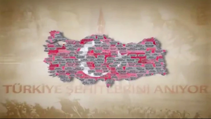 Türkiye Şehitlerini Anıyor