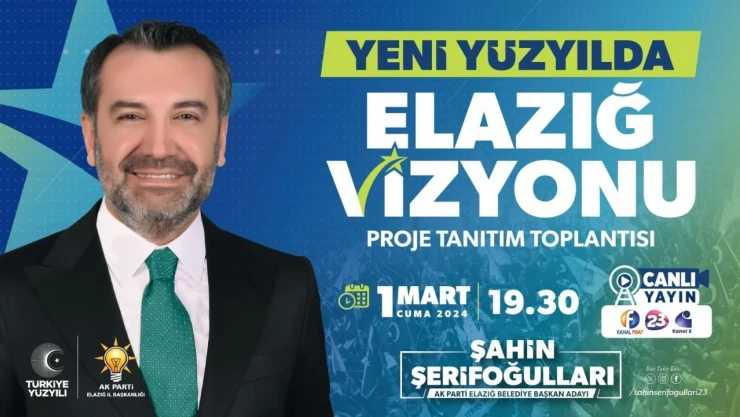 Vizyon Projeleri Kamuoyuna Tanıtılacak