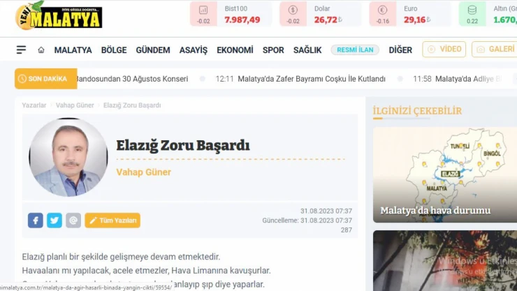 Yeni Stadyum Malatya'nın Gündeminde!
