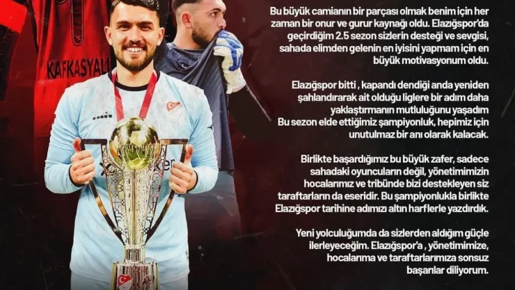 Yiğit'ten Duygusal Veda