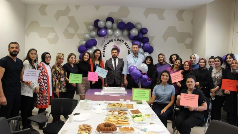 Elazığ'da 17 Kasım Dünya Prematüre Günü Kutlandı