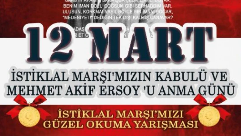 Elazığ'da İstiklal Marşı'nı Güzel Okuma Yarışması