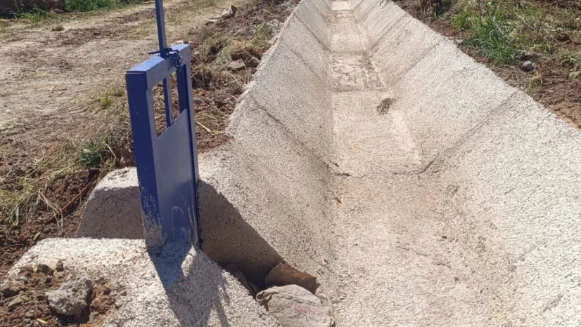 Tadım Köyünde Sulama Suyu Tesisi Yenileniyor