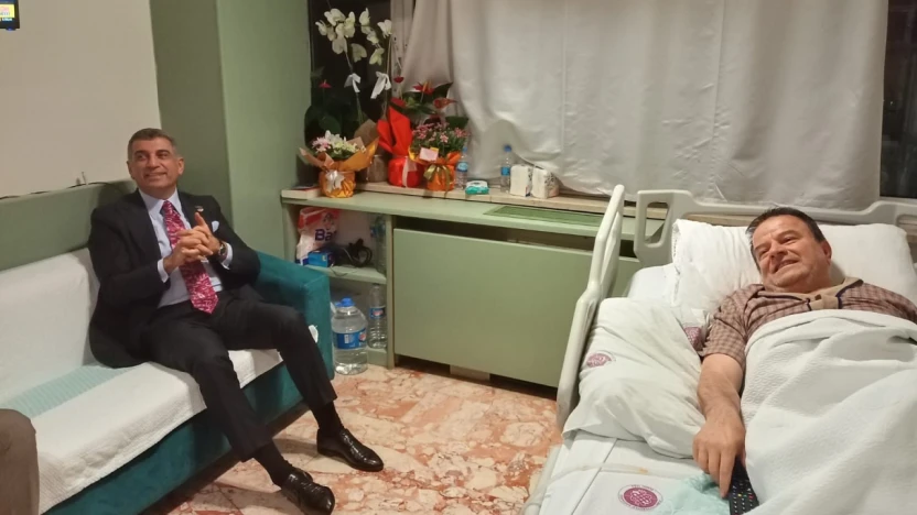 Milletvekili Gürsel Erol'dan Başkan Koca'ya Hastanede Ziyaret!