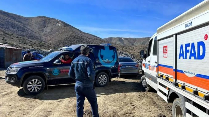 Palu Kayaönü mevkiinde Maden Göçüğü : Kurtarma Ekipleri Seferber